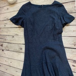 Banana Republic Navy Tiered Dress